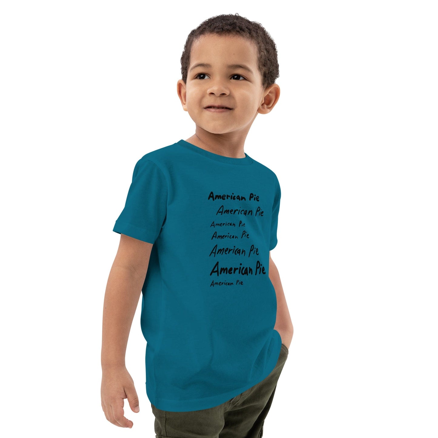 Kids Organic cotton t-shirt : India + American Pie - Portmanteau Home