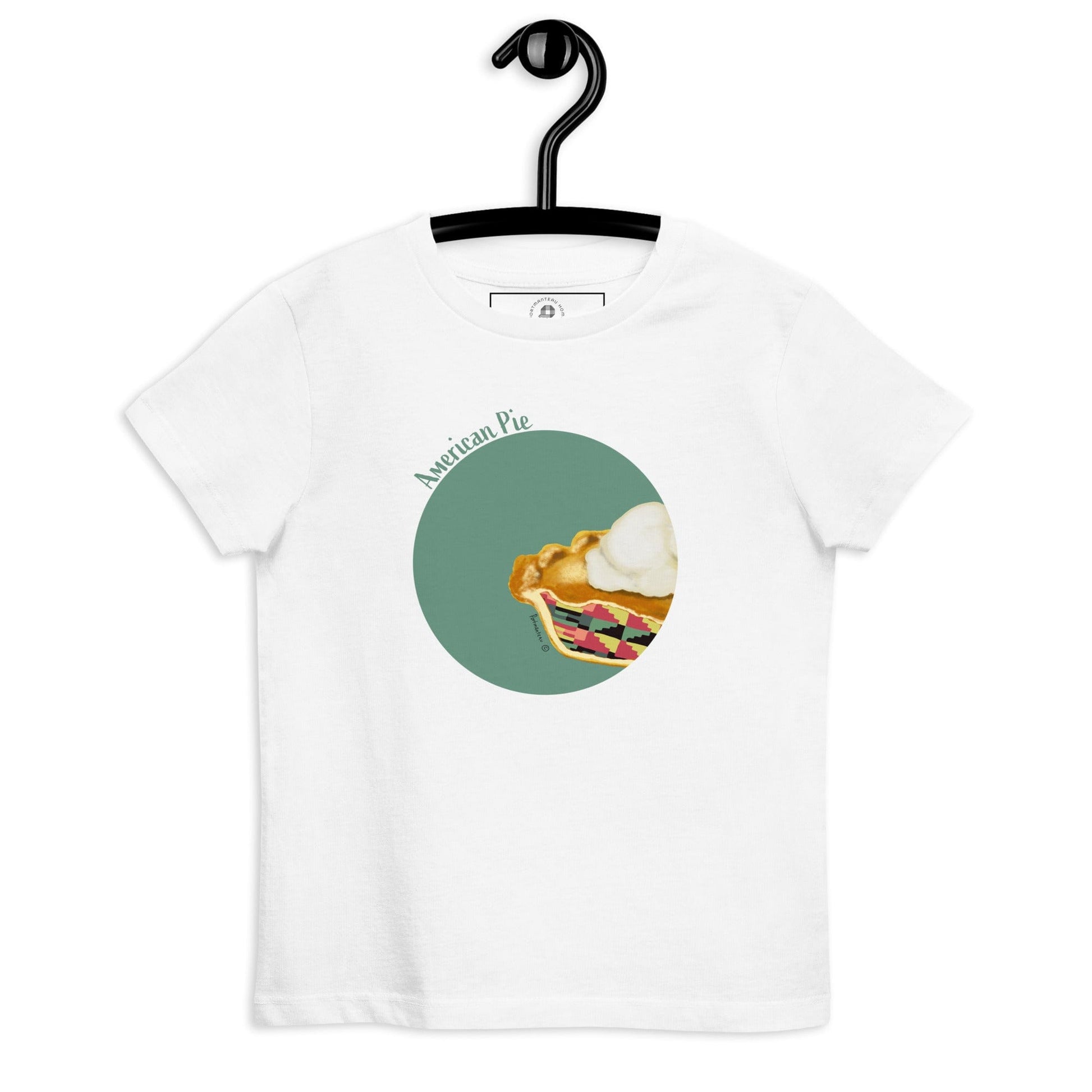 Kids Organic cotton t-shirt : Pie Kente - Portmanteau Home